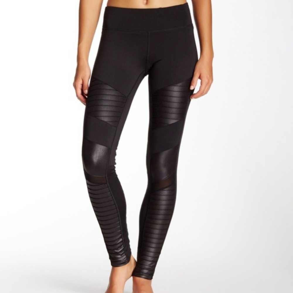 Electric yoga moto legging